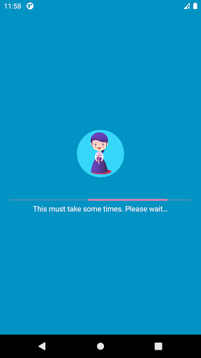Android application Learn Korean words and phrases screenshort