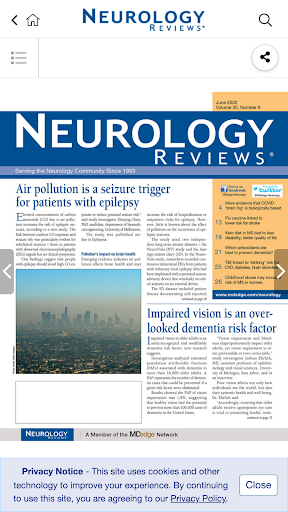 Android application Neurology Reviews screenshort