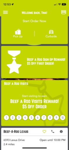 Android application Beef a Roo screenshort