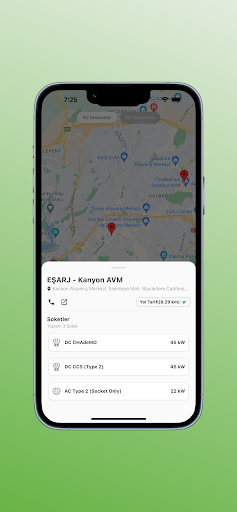 Electric Car Charge Stations Screen 3