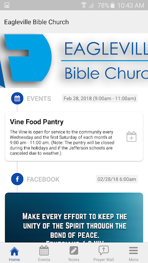 Eagleville Bible Church Screen 2