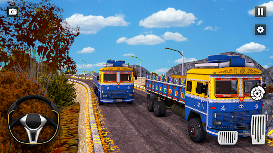 لعبة سائق شاحنة بضائع هندية