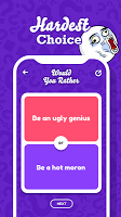 screenshot of Would You Rather Party Game