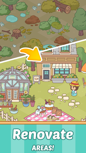 Screenshot of Merge Mend : Renovate Town