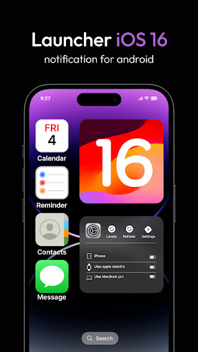 Launcher iOS16 - iOS Themes Screen 2