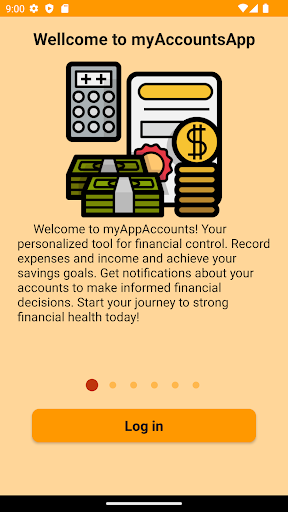 Android application MyAccountsApp:Expense Manager screenshort