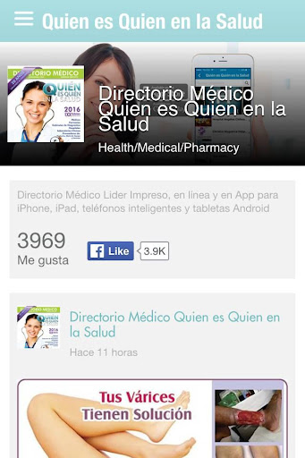 Quién es Quién en la Salud Screen 3