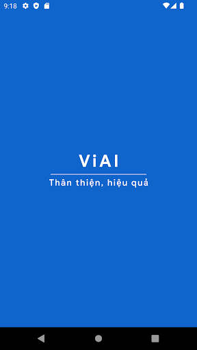 Android application ViAi screenshort