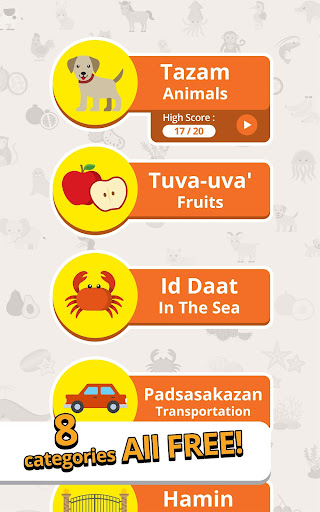 Kadazan Flash Cards Vol 1 Screen 2