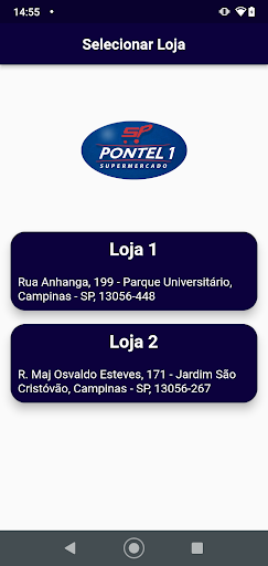 Android application Clube Pontel screenshort