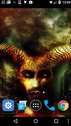 evil demon wallpaper Screen 2