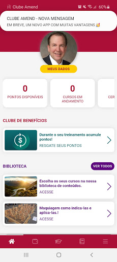 Android application Clube Amend screenshort