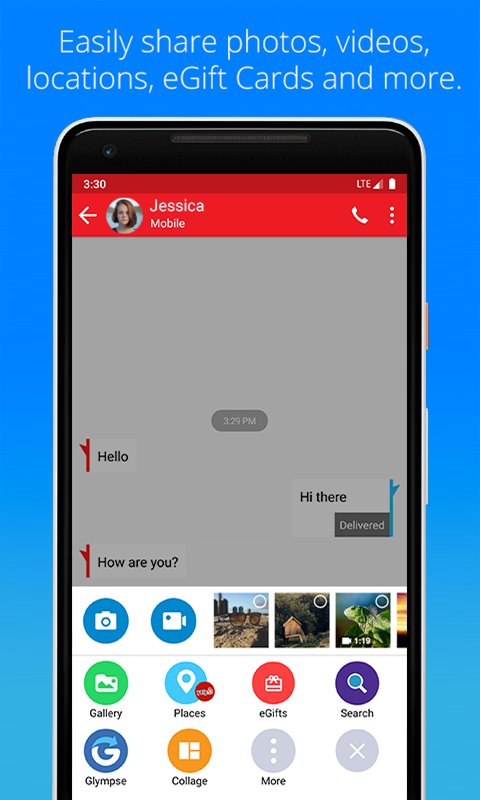 Android application Verizon Messages screenshort