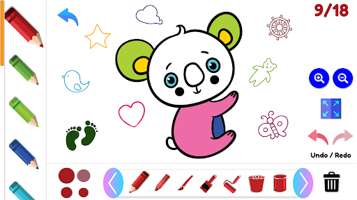 Coloring Games for Kids Screen 3