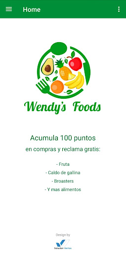 Android application Wendys Foods Peru screenshort