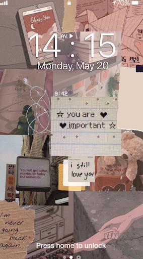 Screenshot of Aesthetic Wallpaper