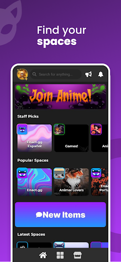 Android application Enact screenshort