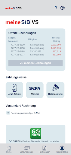 Android application meine StBVS screenshort