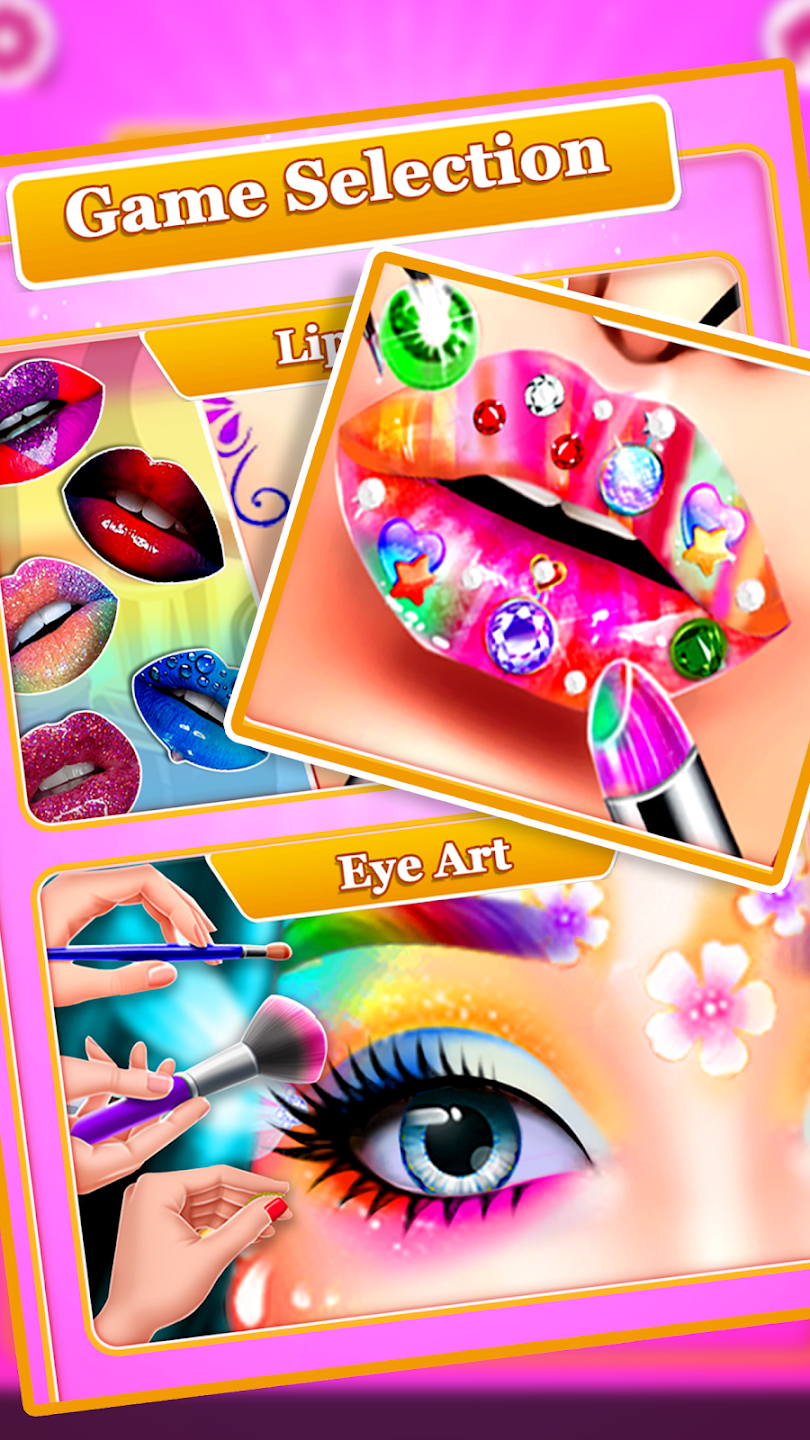 Eye Art Makeup: Lip Art Games
