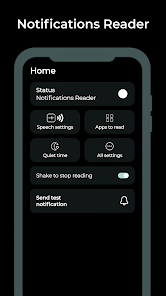 Captura de Pantalla 2 Notifications Reader - Voicify android