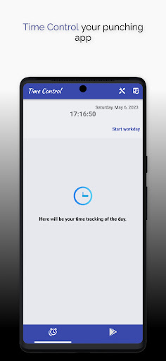 Android application TimeControl screenshort