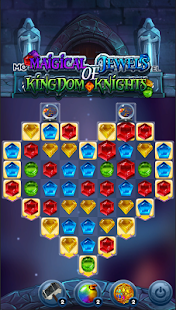 Magical Jewels of Kingdom Knights: Match 3 Puzzle