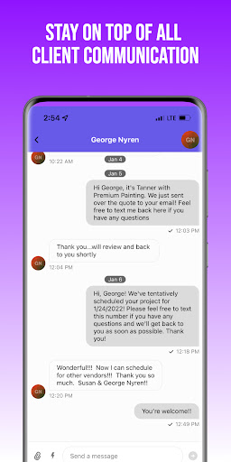 DripJobs Chat Screen 2