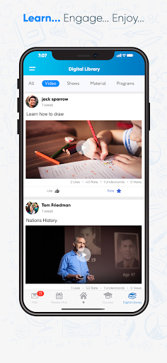 Zaghary Online School Screen 3