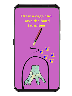 Save Wednesday Hand from bees - Screenshot 2