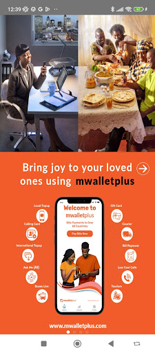 Android application mwallet+ screenshort