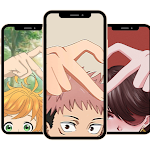 Cover Image of Télécharger Matching anime wallpaper heart 1 APK