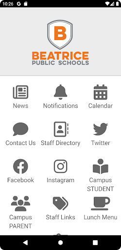 Android application Beatrice Public Schools screenshort