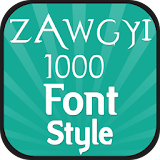 Zawgyi 1000 Font Style icon