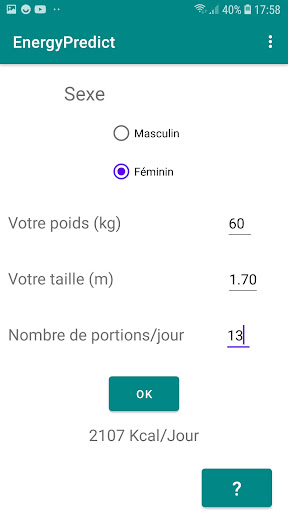 EnergyPredict Screen 2