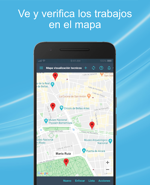 Screenshot 3 Gestión informes de trabajo - D-TEC android