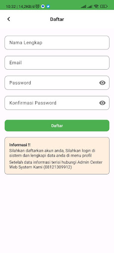 Android application Prima PSBP screenshort