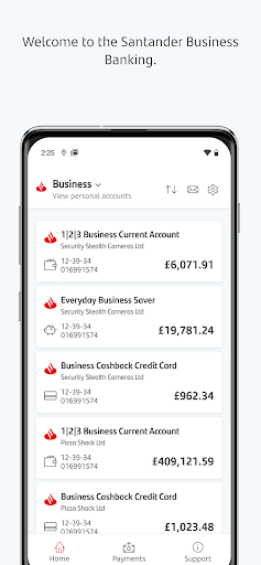 Santander Business Banking screenshot 0