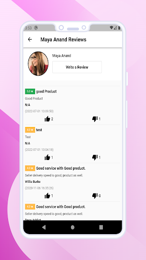Screenshot of Odoo Multi Vendor Mobile App