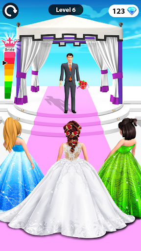 Bride Race: Makeup, Dress up 4.7 screenshots 2