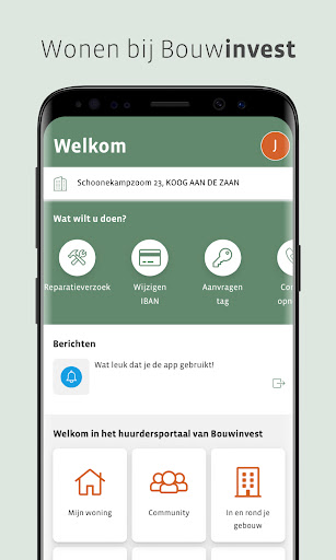 Android application Tenantportal screenshort