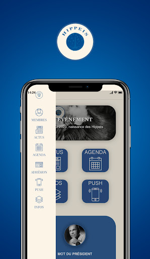 Android application Les Hippeis screenshort
