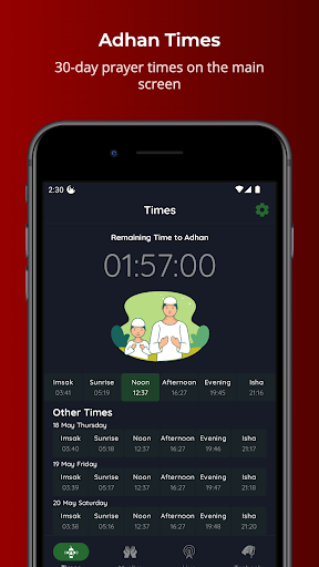 Android application Adhan Time - Tasbeeh, Prayer screenshort
