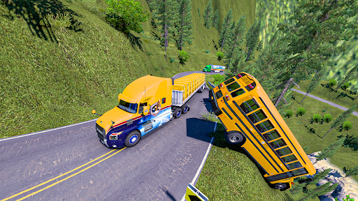 Truck Simulator : Trucker Game androidhappy screenshots 2