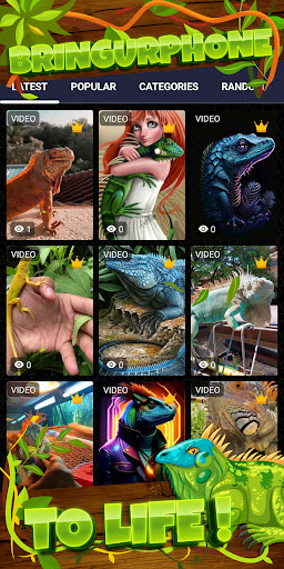 iguana wallpaper Screenshot 2 - AppWisp.com