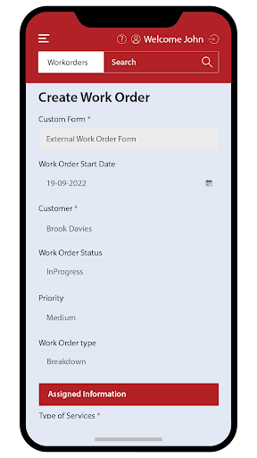 Field Service Maintenance Screen 3