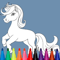 Cute Pony Coloring Book