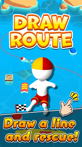 Android application Draw Route screenshort