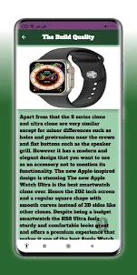 HS8 Ultra Smart Watch Guide