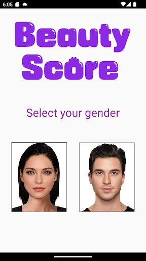 Android application Face Beauty Score Calculator screenshort
