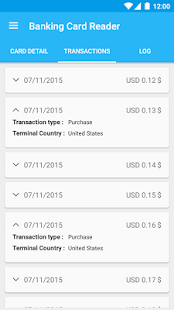 Credit Card Reader NFC (EMV) Screenshot